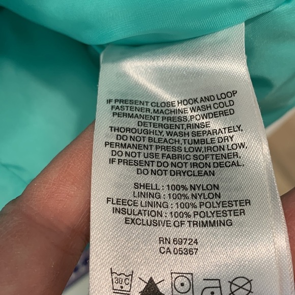 Columbia - L, 12/14, teal and purple winter coat - Picture 11 of 11